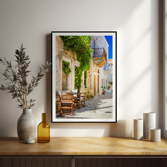 Greek island print