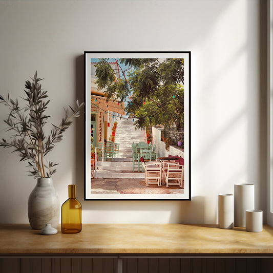 Greek taverna print