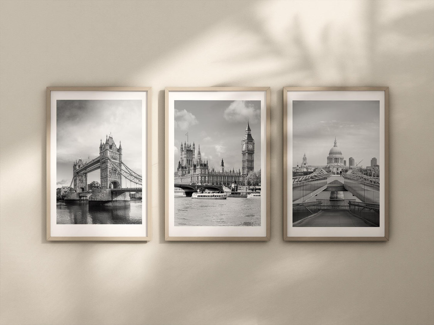 Set of 3 London city prints