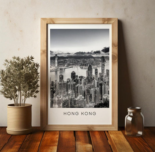 Hong Kong city print