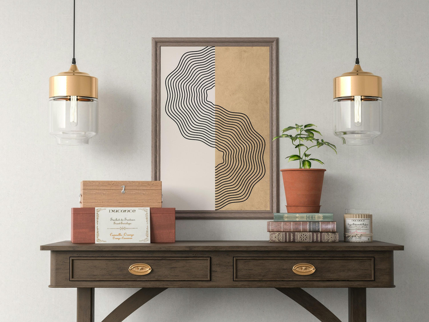 Boho Geometric Wall Art, Living room poster, Minimalist Art,  Neutral Wall Decor, Home decor, Birthday gift, Neutral print