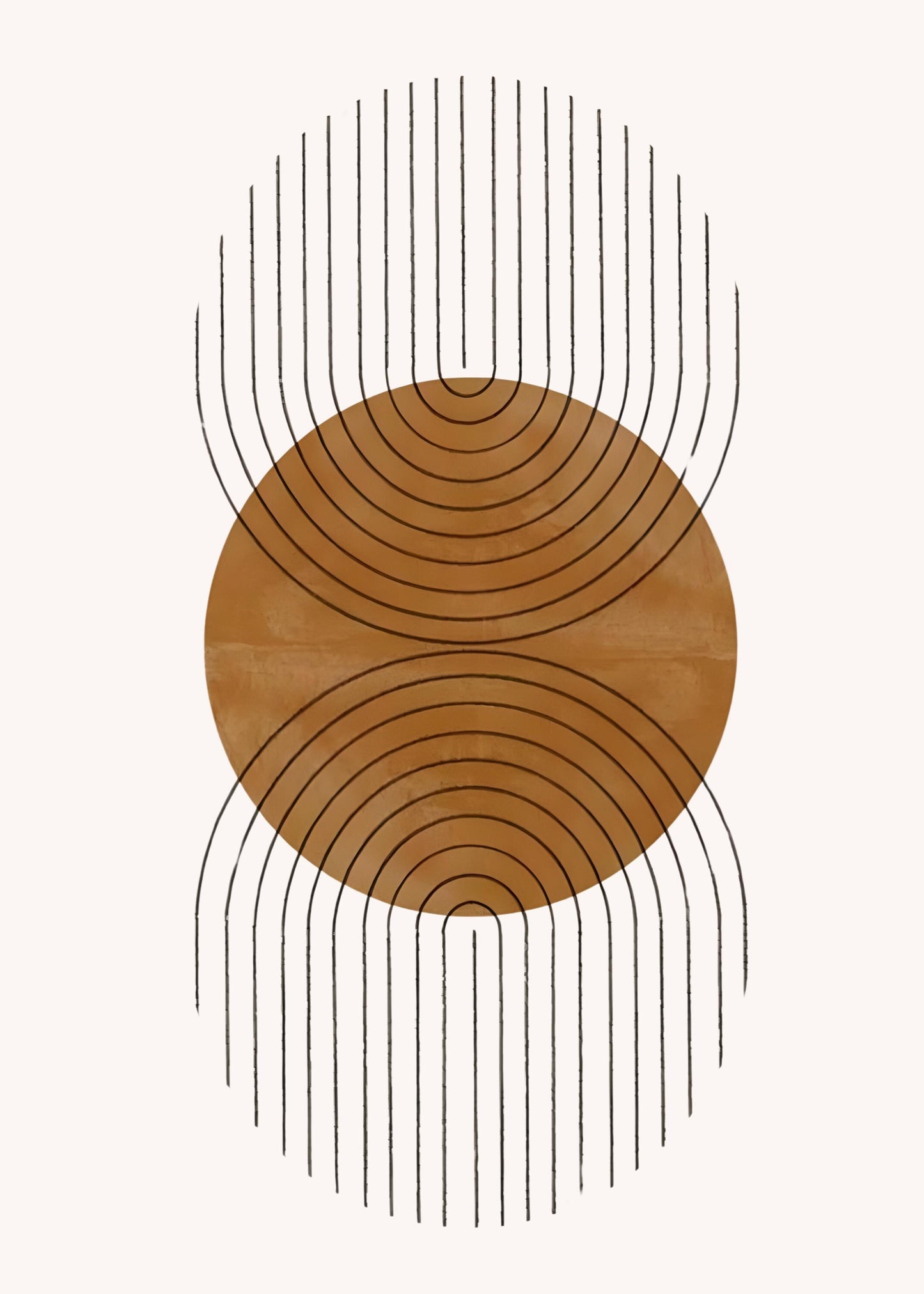 Boho Geometric Wall Art, Living room poster, Minimalist Art,  Neutral Wall Decor, Home decor, Birthday gift, Neutral print