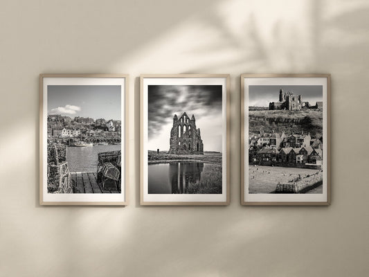 Set of 3 Whitby prints