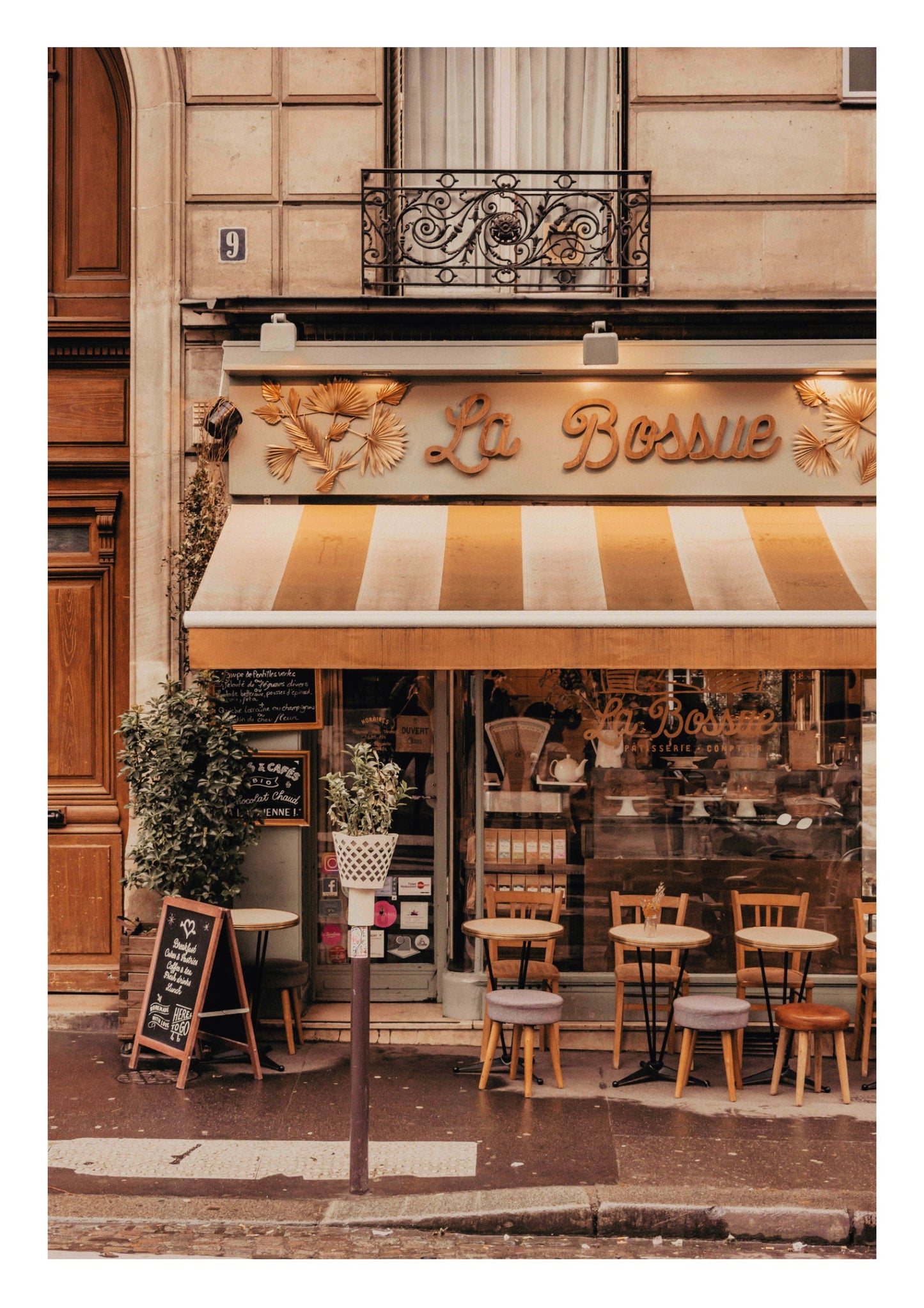 Paris cafe print