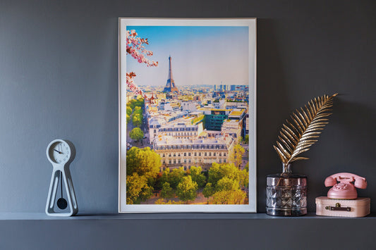 Paris cityscape print