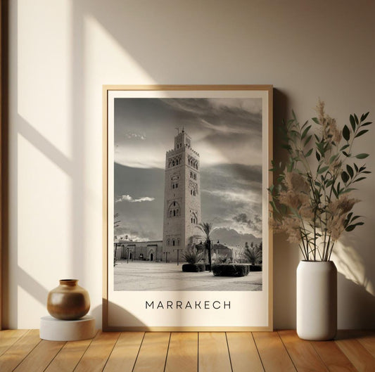 Marrakech mosque print