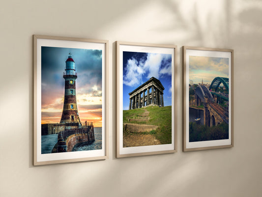Set of 3 Sunderland city prints