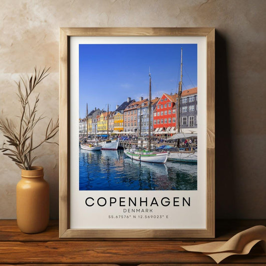 Copenhagen city print
