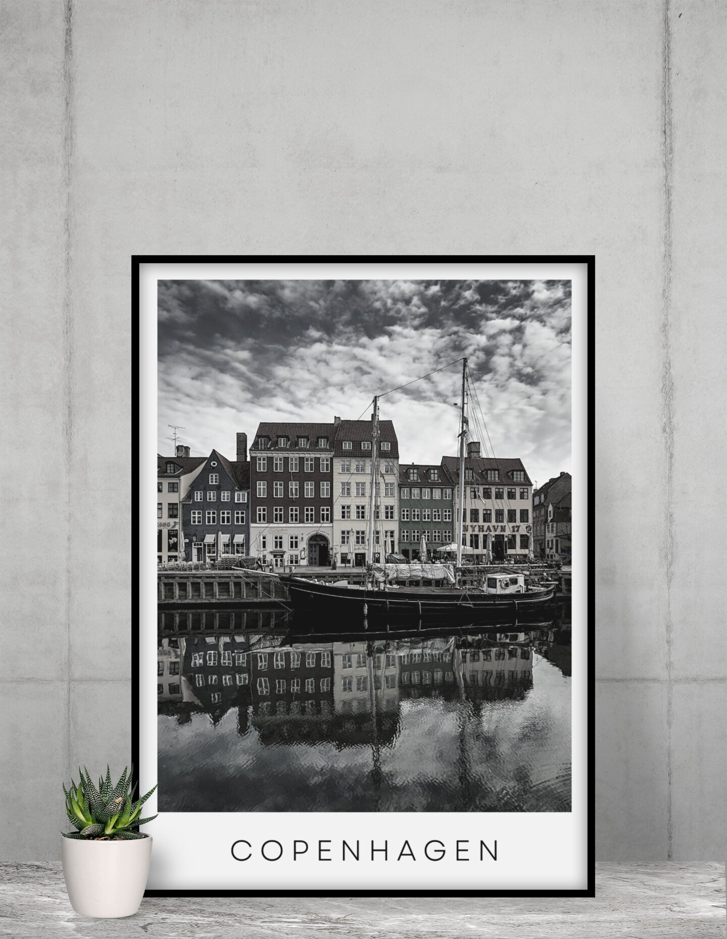 Copenhagen city print