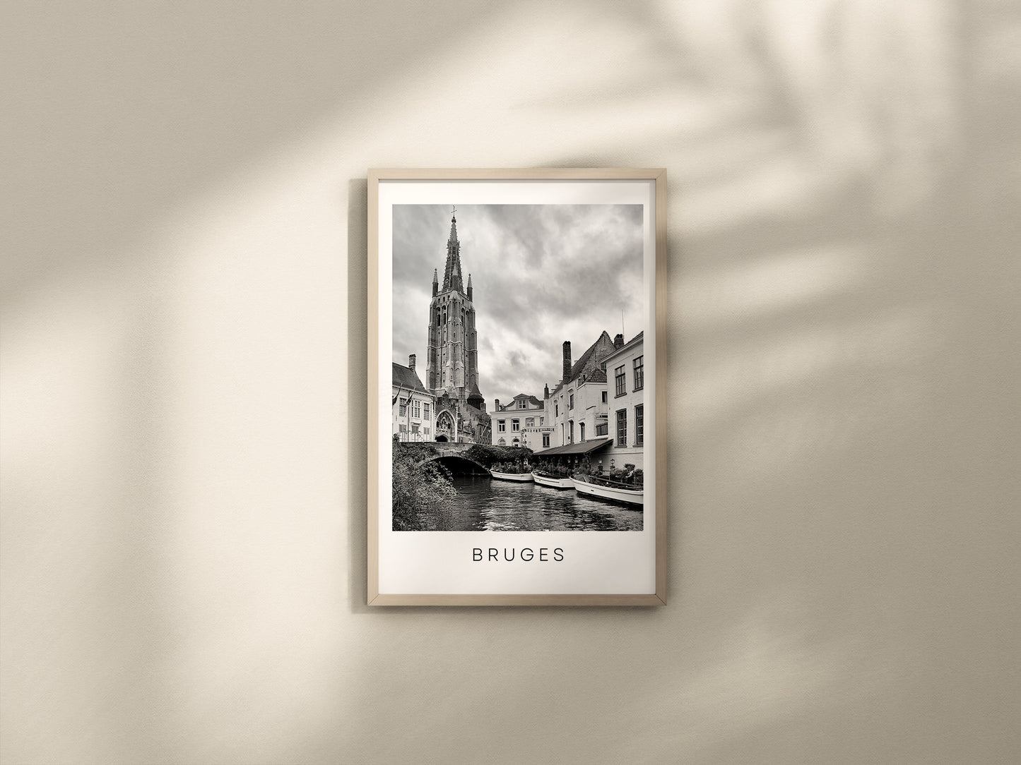 Bruges city print