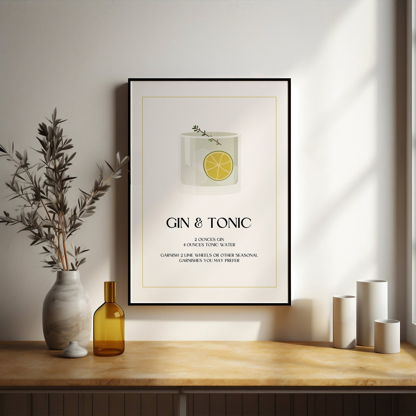 Gin & Tonic print