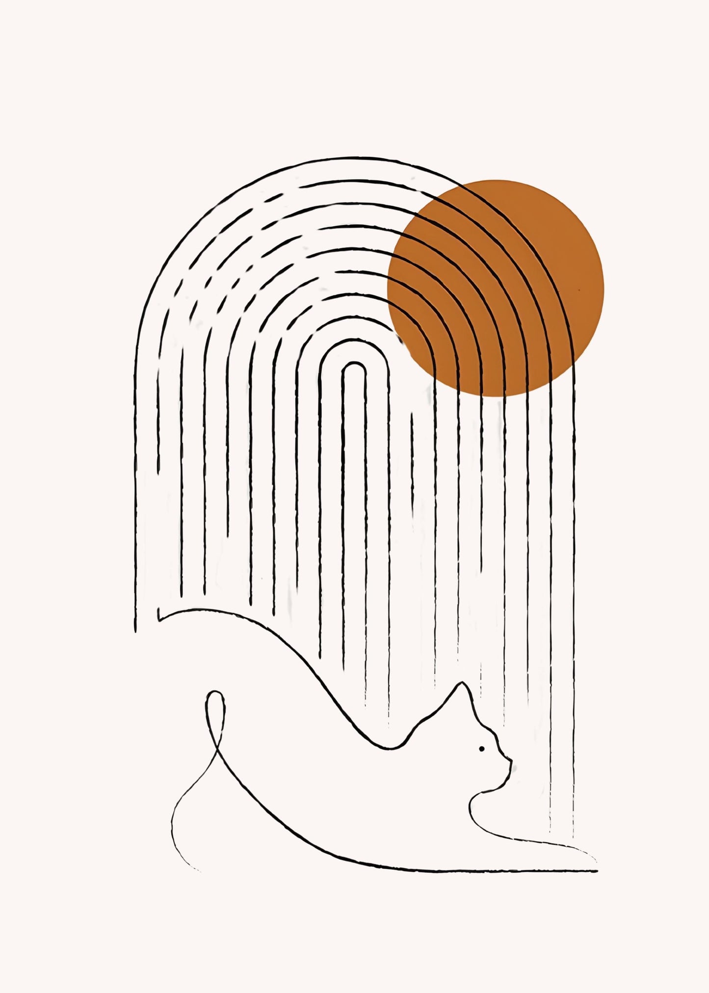 Boho Geometric Wall Art, Living room poster, Minimalist Art,  Neutral Wall Decor, Home decor, Birthday gift, Neutral print