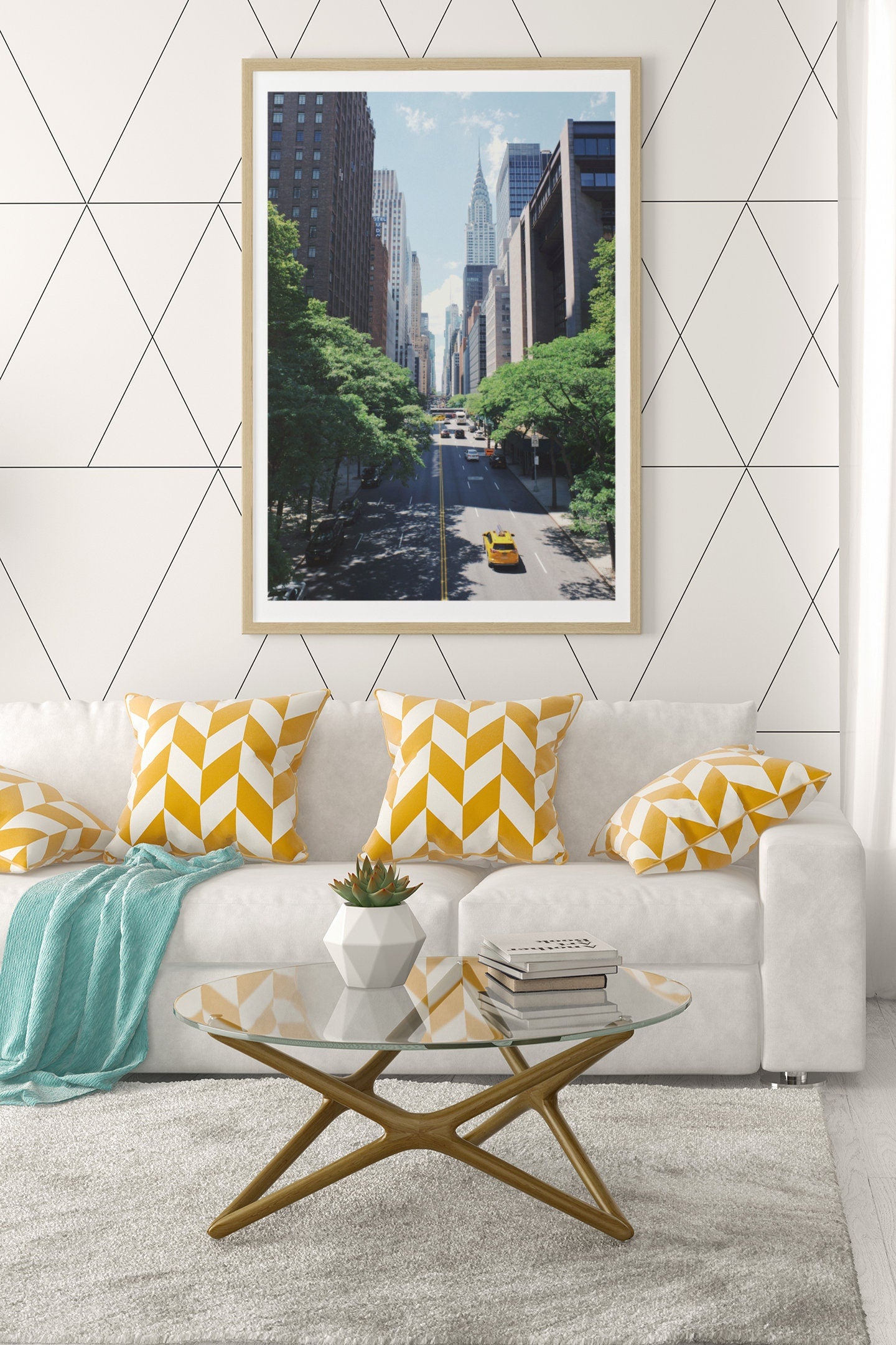 New York City skyscrapers poster