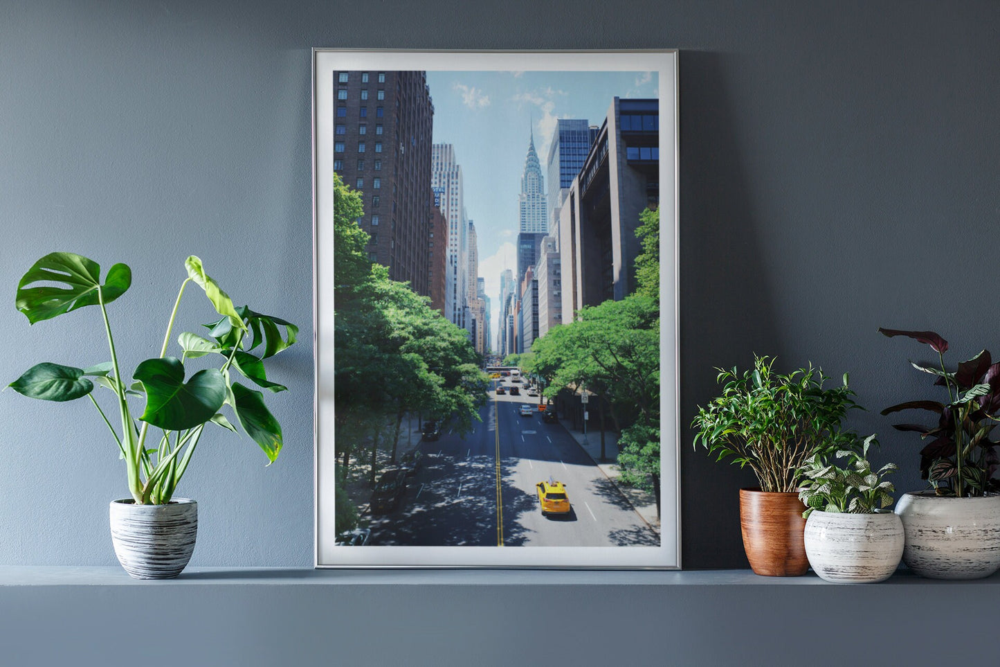 New York City skyscrapers poster