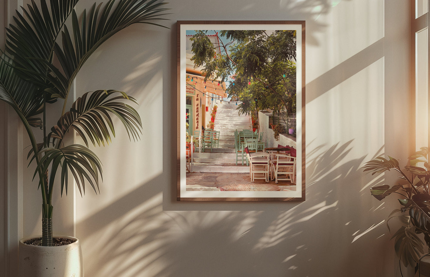 Greek taverna print