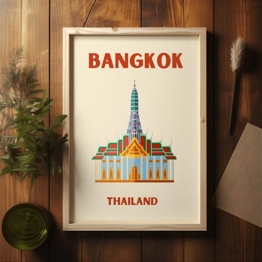 Bangkok Pop Art style print