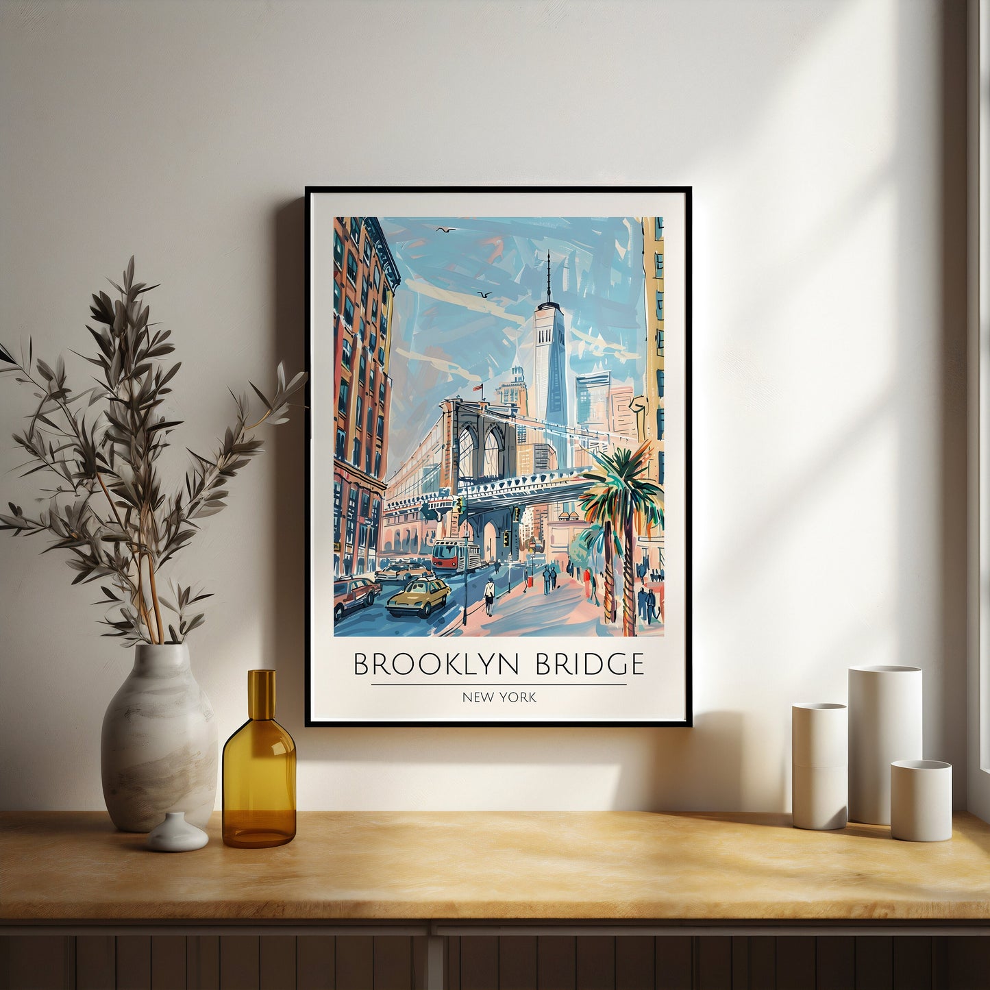 New York City watercolour style print