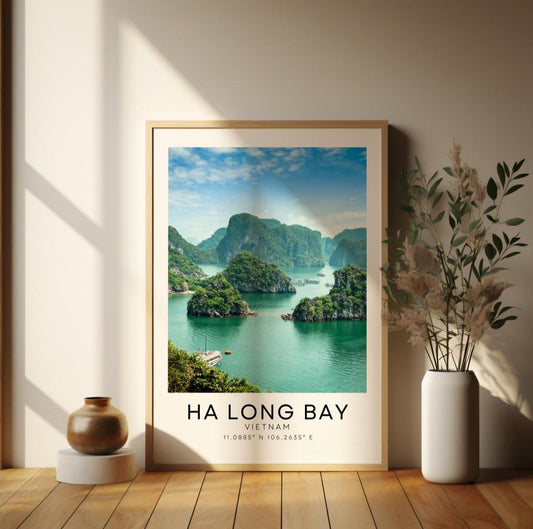 Ha Long Bay travel print
