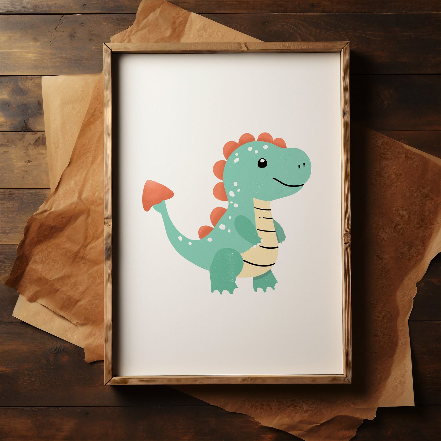 Set of 3 Children's bedroom prints, Nursery wall art, Kid's bedroom poster, Baby nursery prints, baby animals, Home decor, Dinosaur pictures