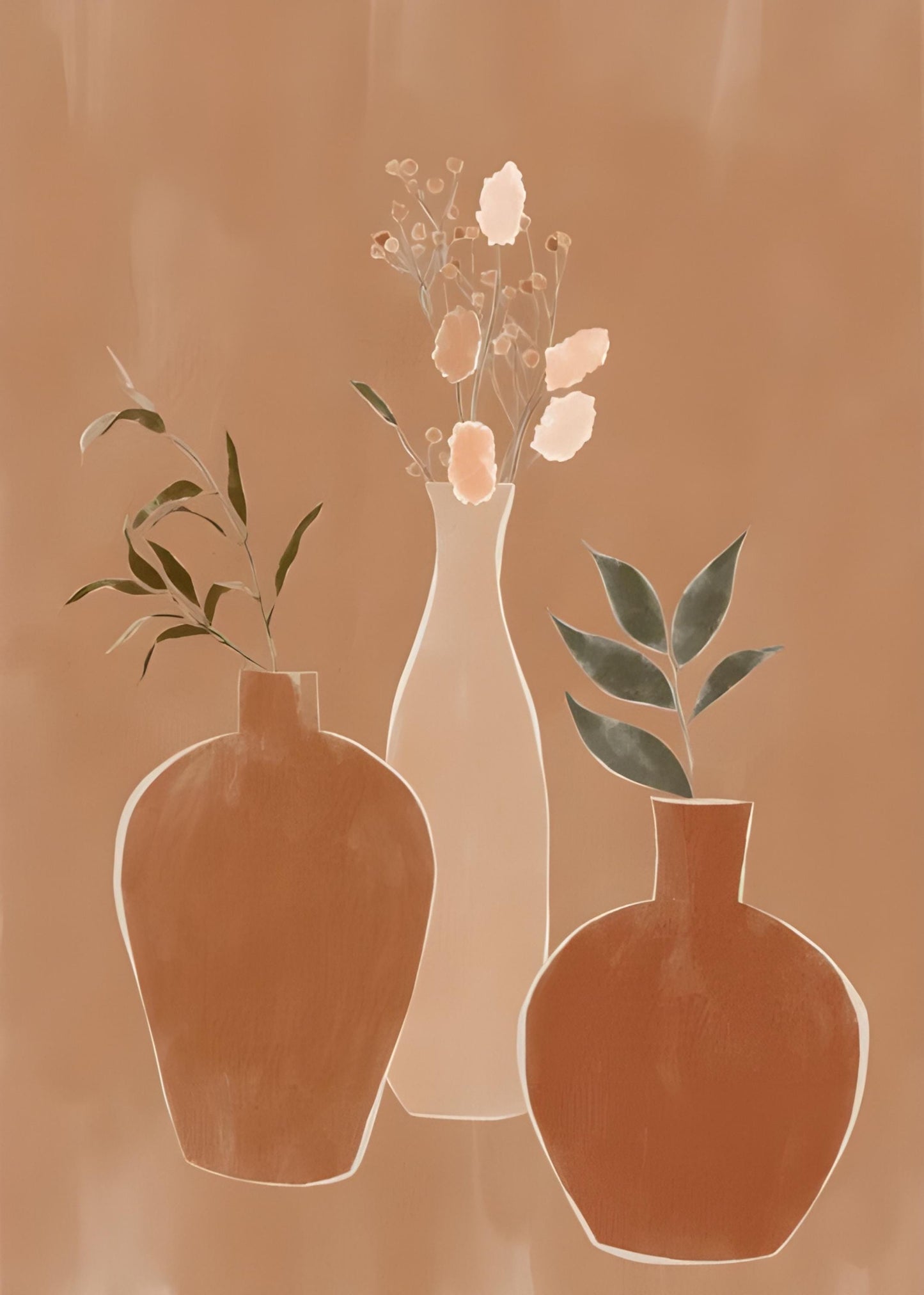 Boho Geometric Wall Art, Living room poster, Minimalist Art,  Neutral Wall Decor, Home decor, Birthday gift, Neutral print