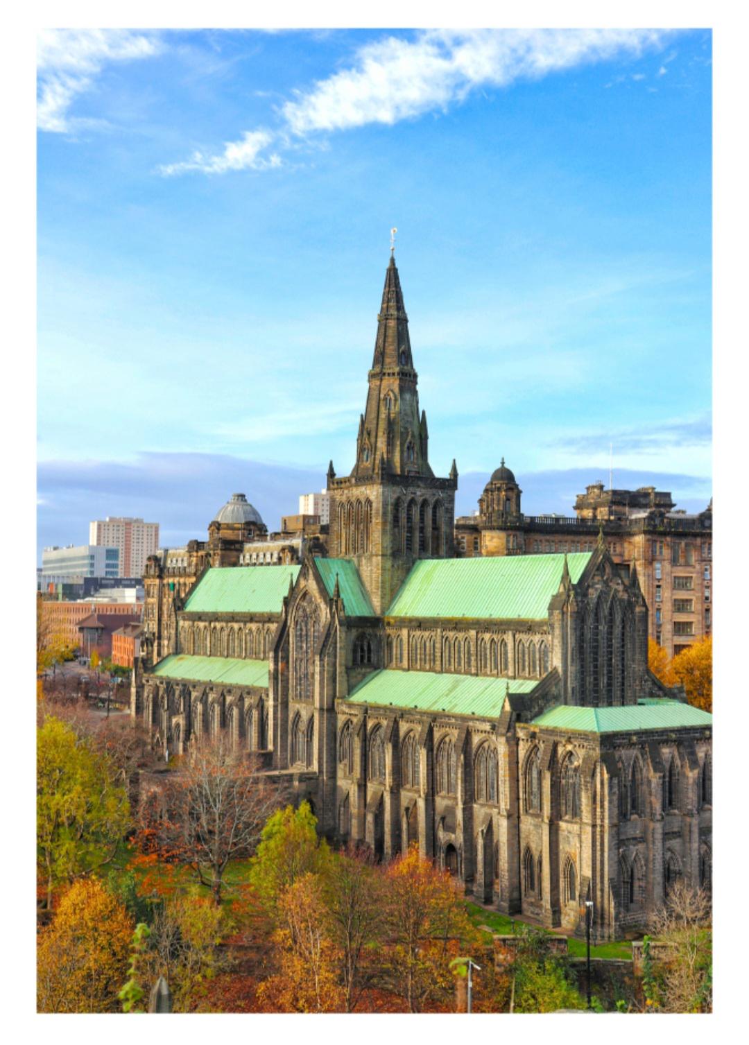 Set of 3 Glasgow city prints