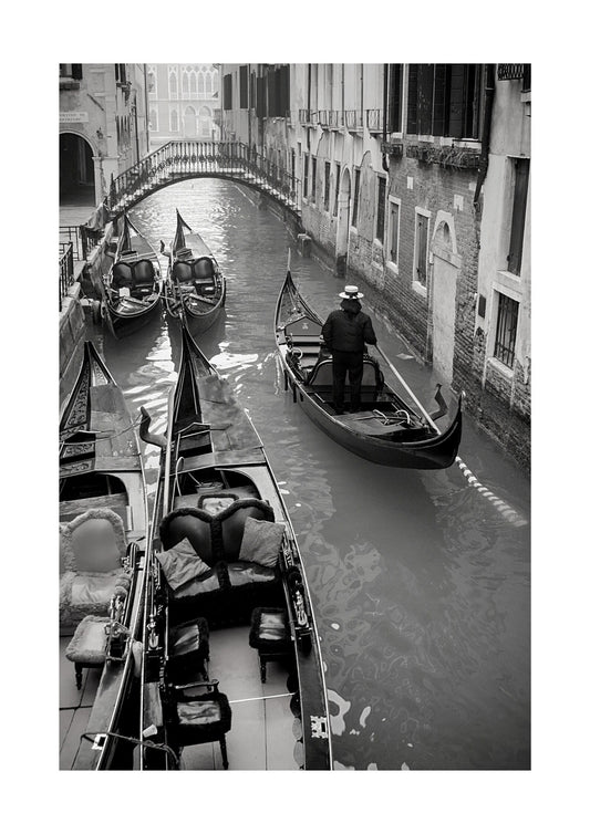 Set of 3 Italy black and white prints