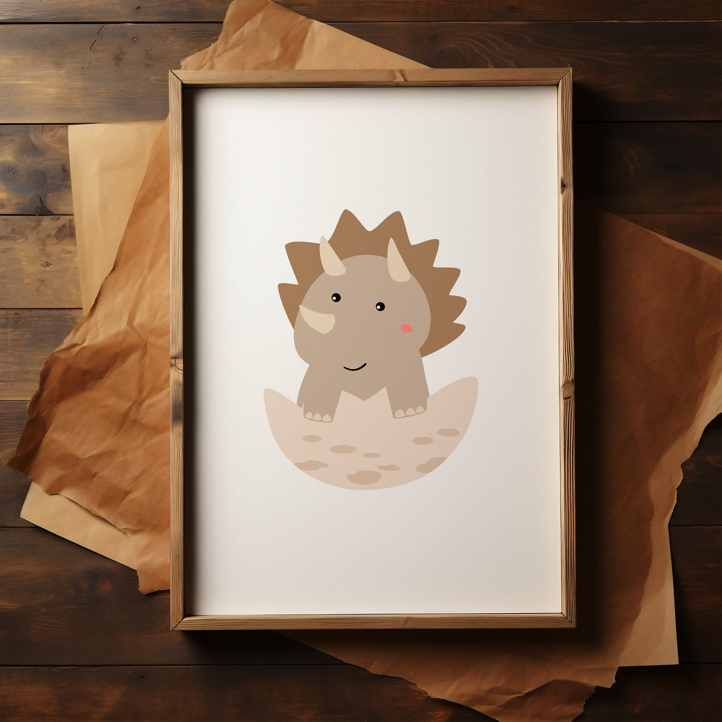 Set of 3 Children's bedroom prints, Nursery wall art, Kid's bedroom poster, Baby nursery prints, baby animals, Home decor, Dinosaur pictures