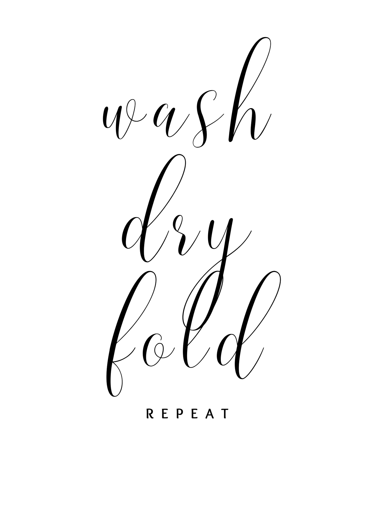 Set of 3 laundry room posters
