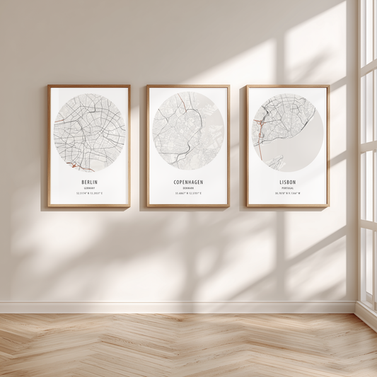 World city map posters - Any city!