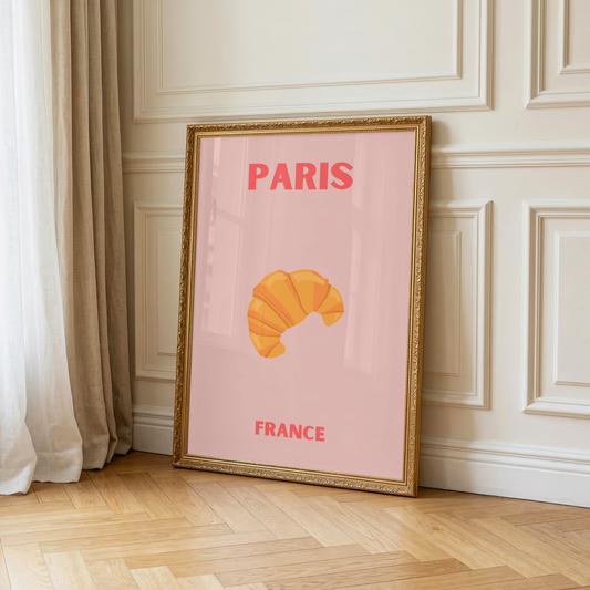 Paris Pop Art style travel print