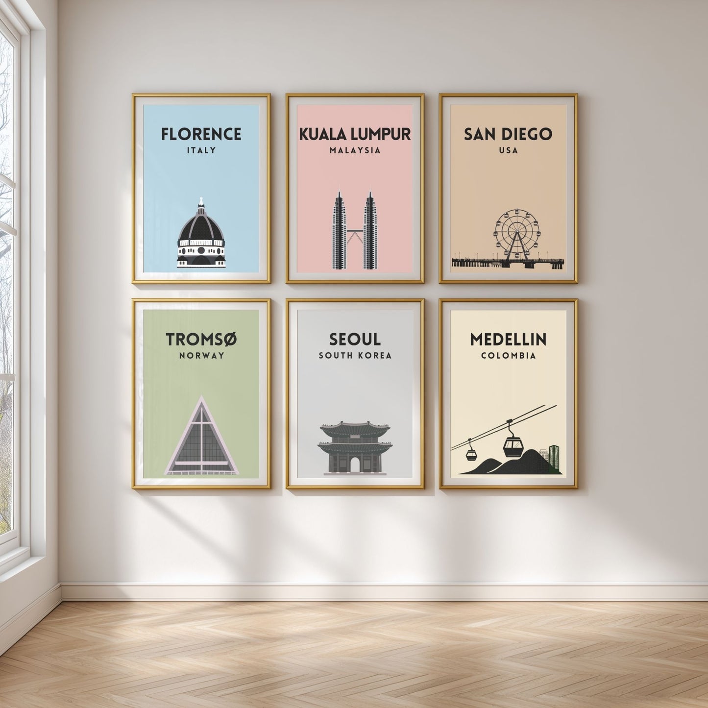 Pastel city prints - Any city!
