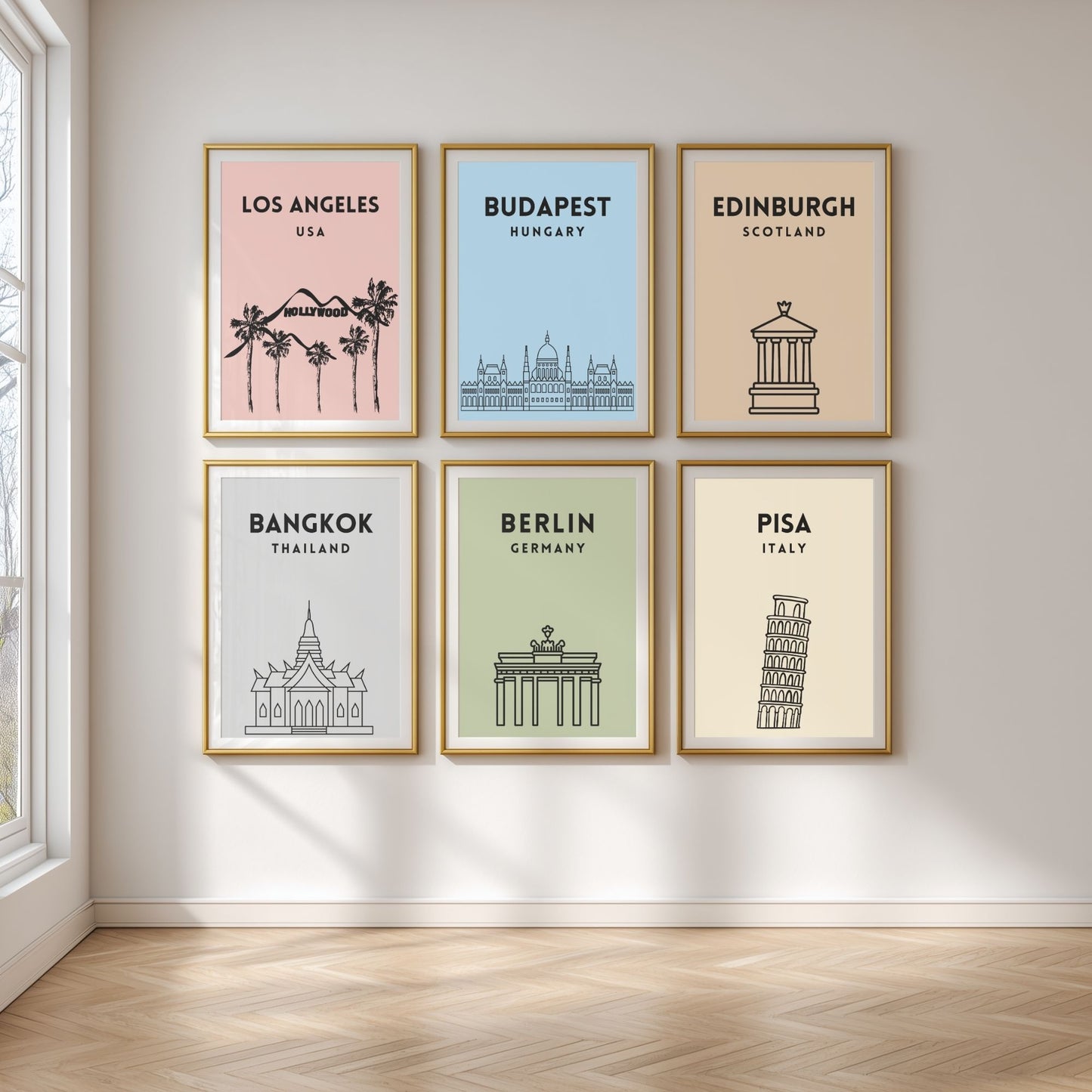 Pastel city prints - Any city!