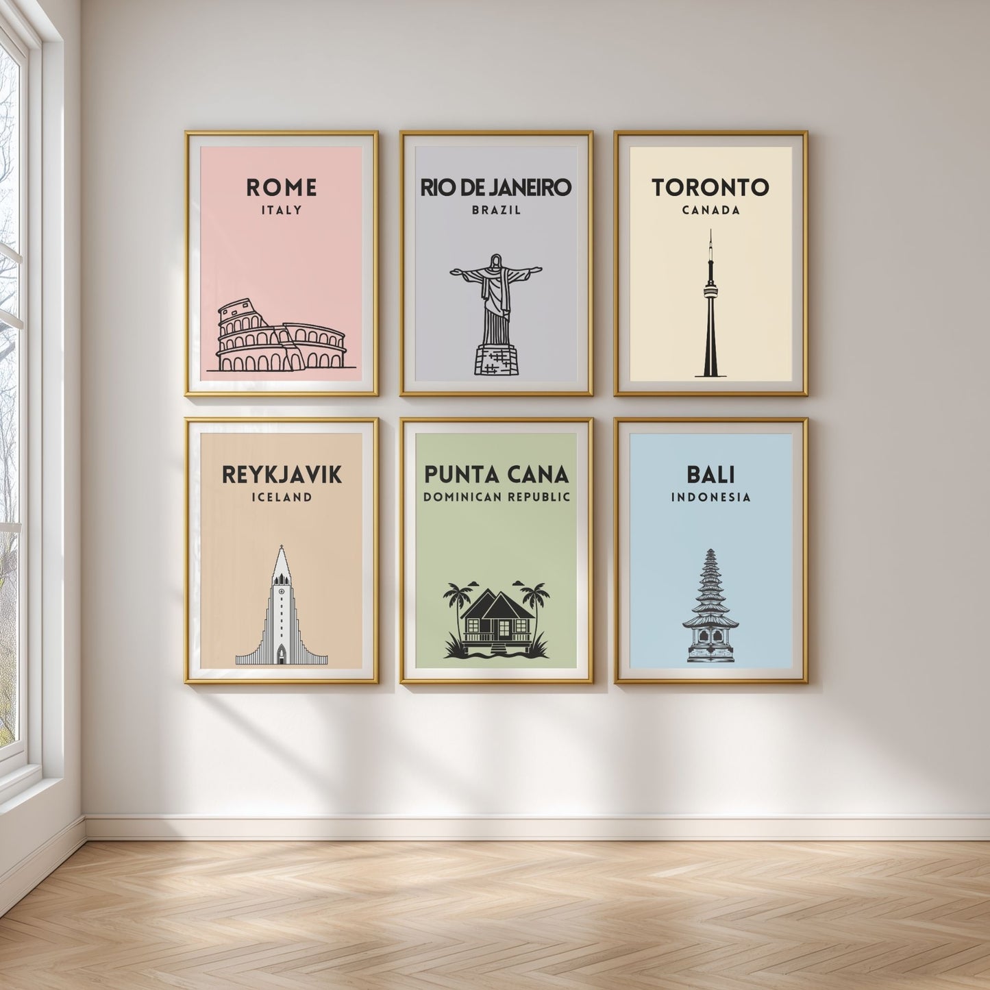 Pastel city prints - Any city!