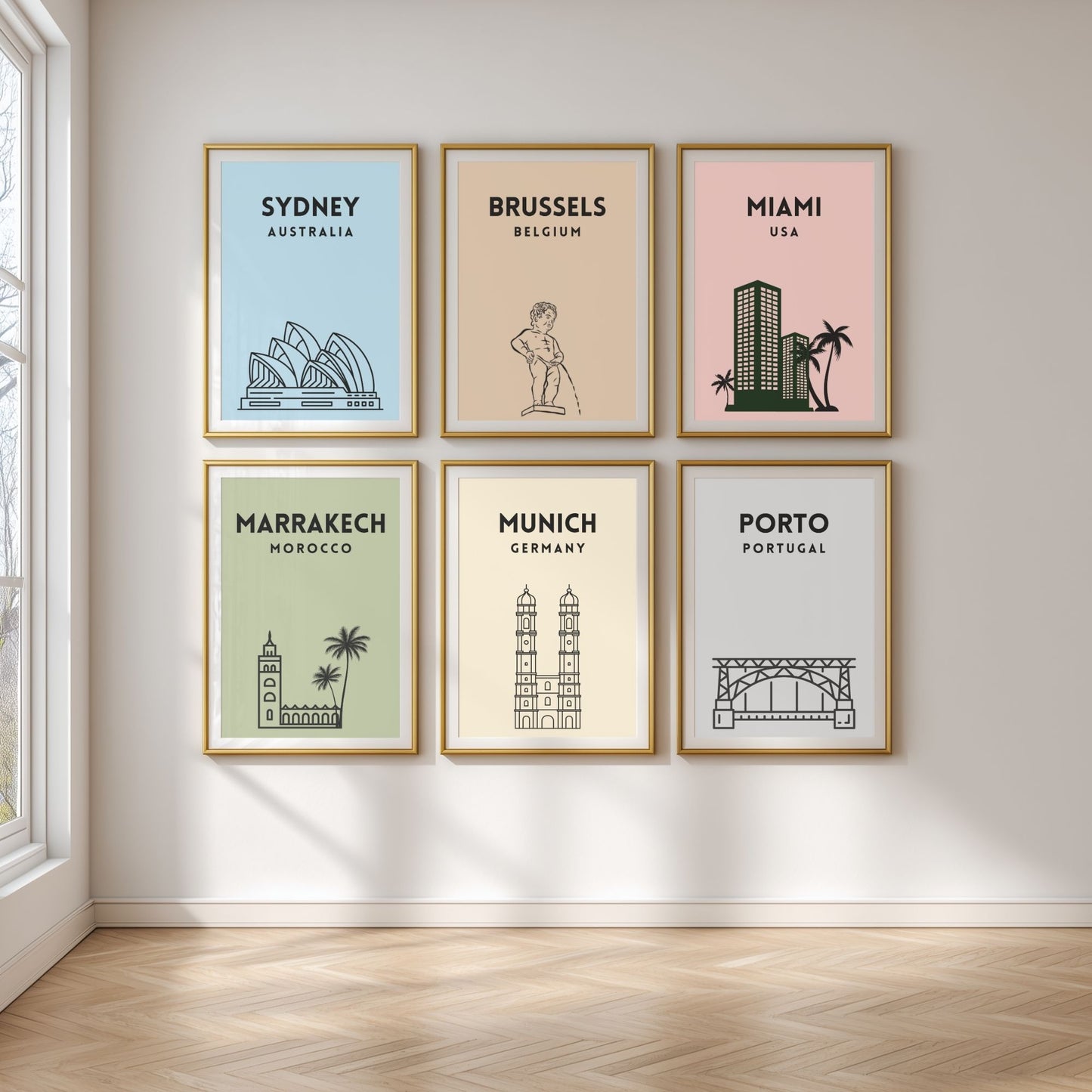 Pastel city prints - Any city!