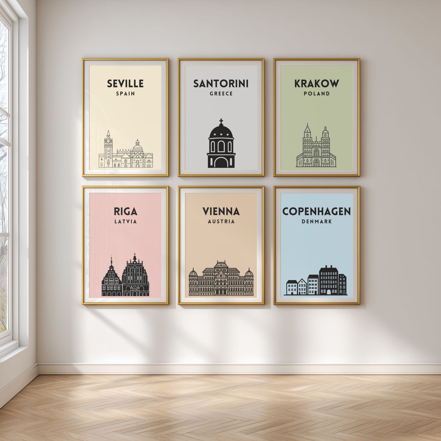 Pastel city prints - Any city!