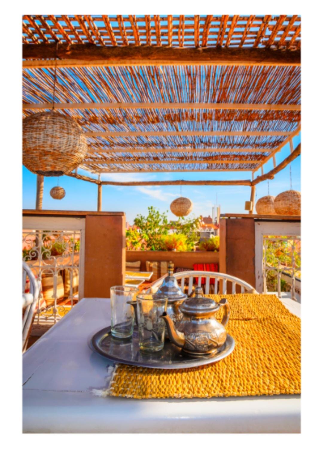 Set of 3 Marrakech prints. Morocco travel posters.