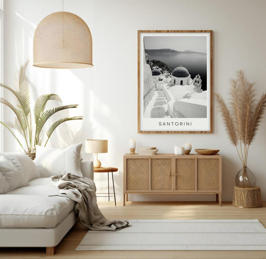Santorini print