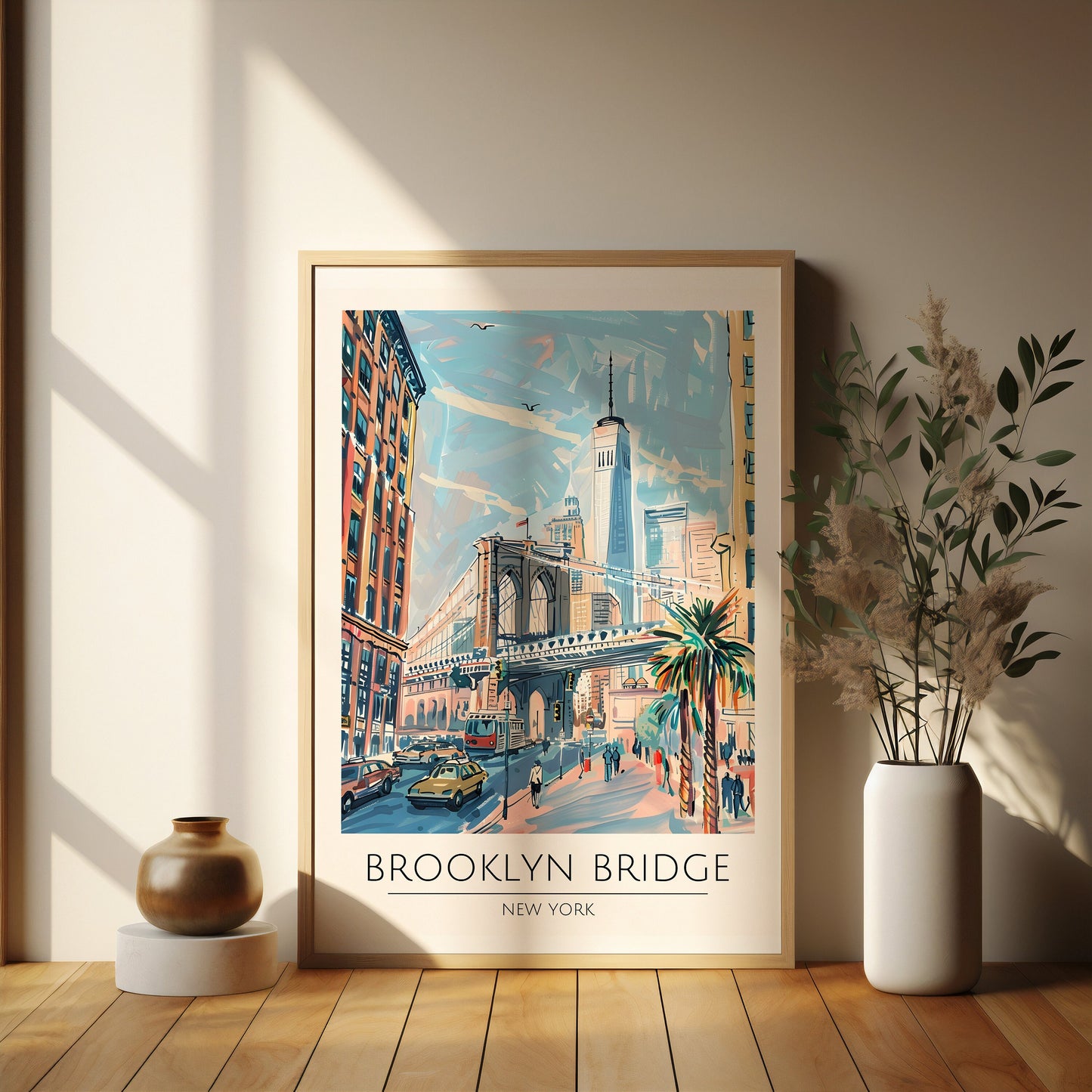 New York City watercolour style print