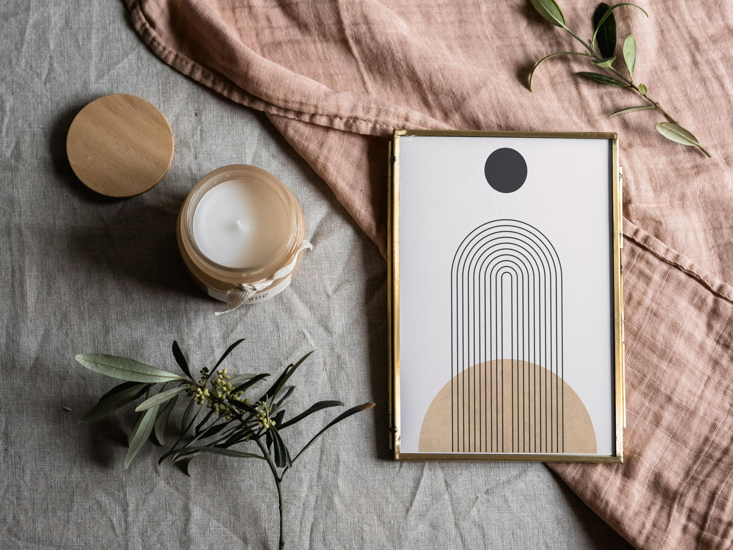 Boho Geometric Wall Art, Living room poster, Minimalist Art,  Neutral Wall Decor, Home decor, Birthday gift, Neutral print