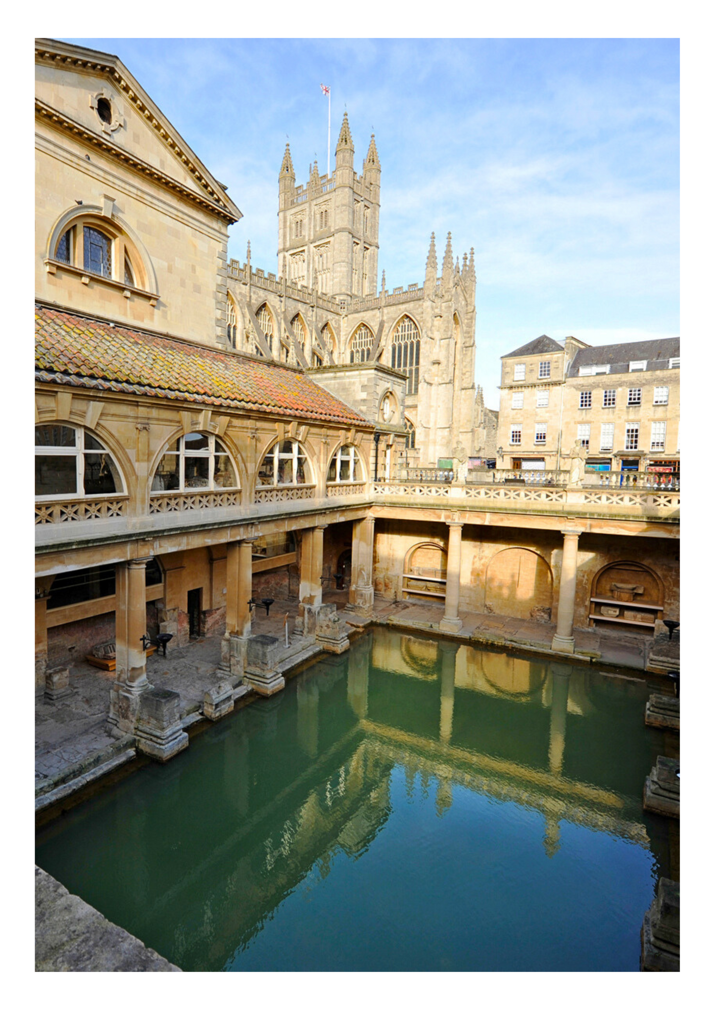 Set of 3 Bath city prints