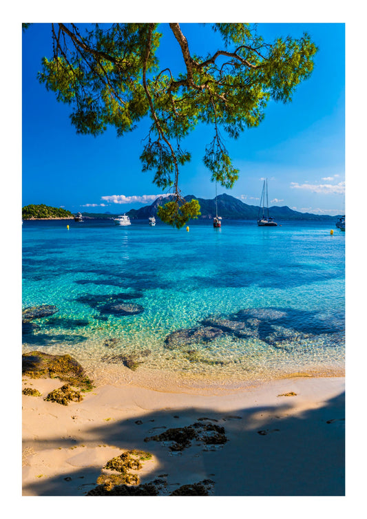 Set of 3 Majorca colour prints