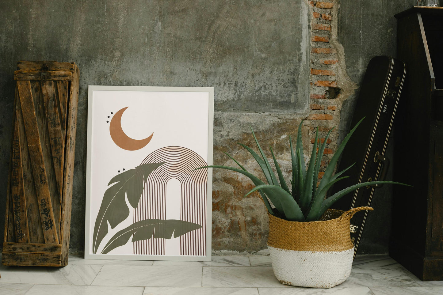 Boho Geometric Wall Art, Living room poster, Minimalist Art,  Neutral Wall Decor, Home decor, Birthday gift, Neutral print