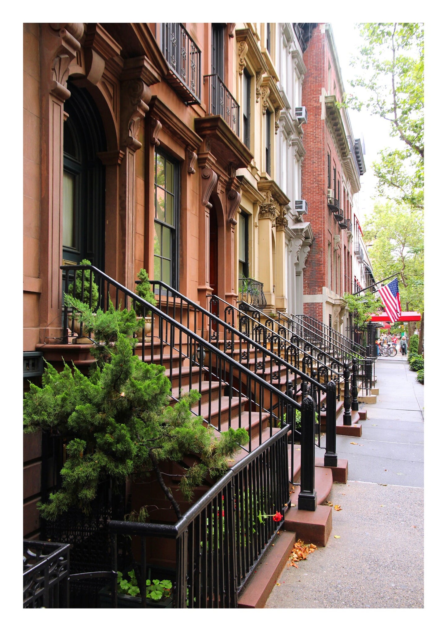 New York City streets poster