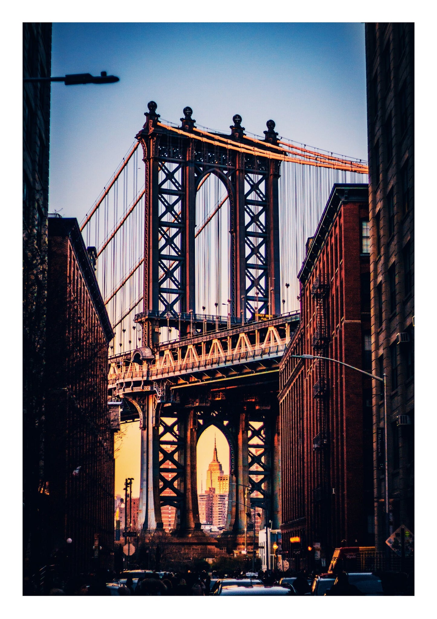 New York Brooklyn Bridge print