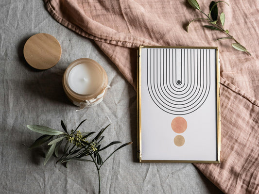Boho Geometric Wall Art, Living room poster, Minimalist Art,  Neutral Wall Decor, Home decor, Birthday gift, Neutral print