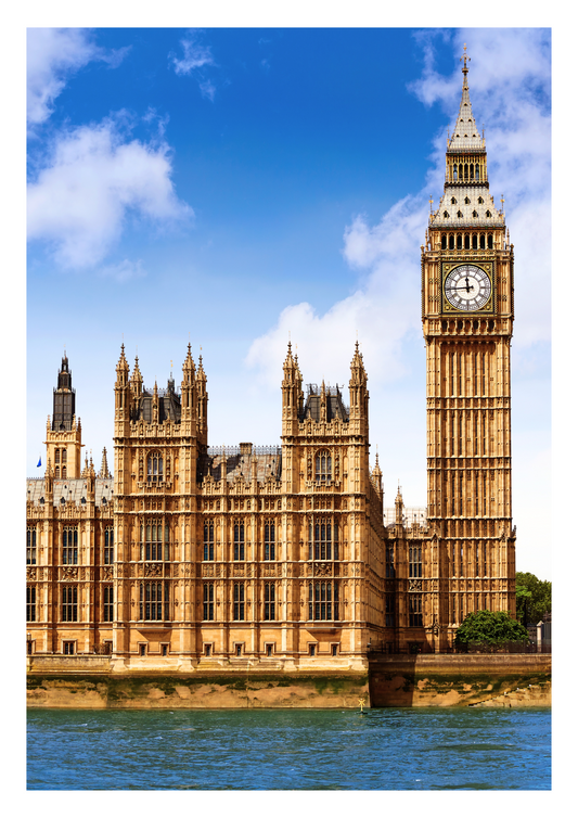 Set of 3 London colour city prints
