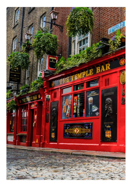 Set of 3 Dublin colour city prints