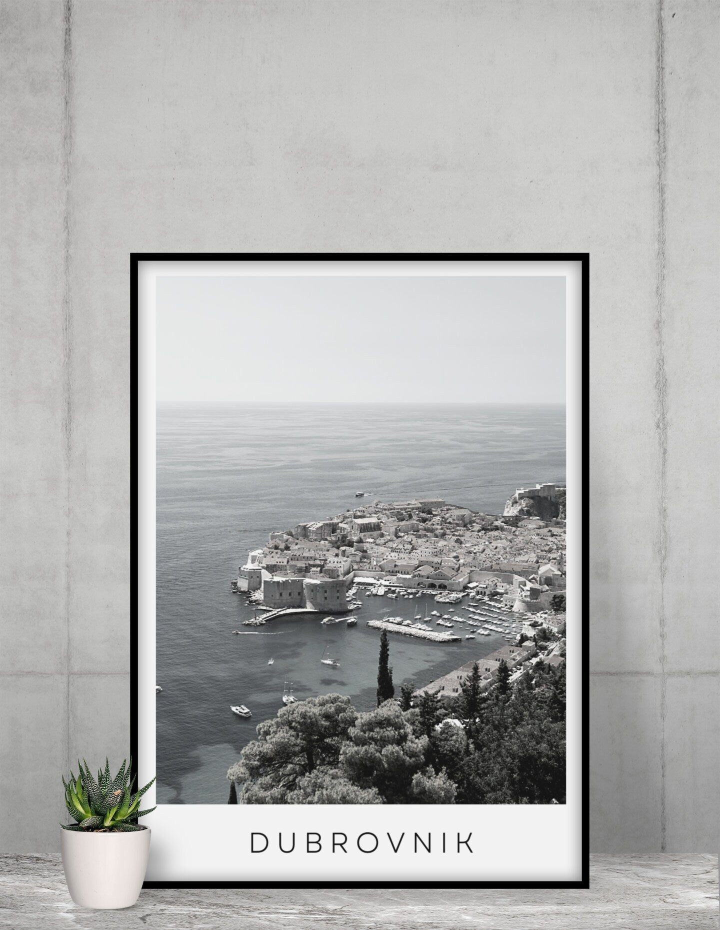 Dubrovnik city print