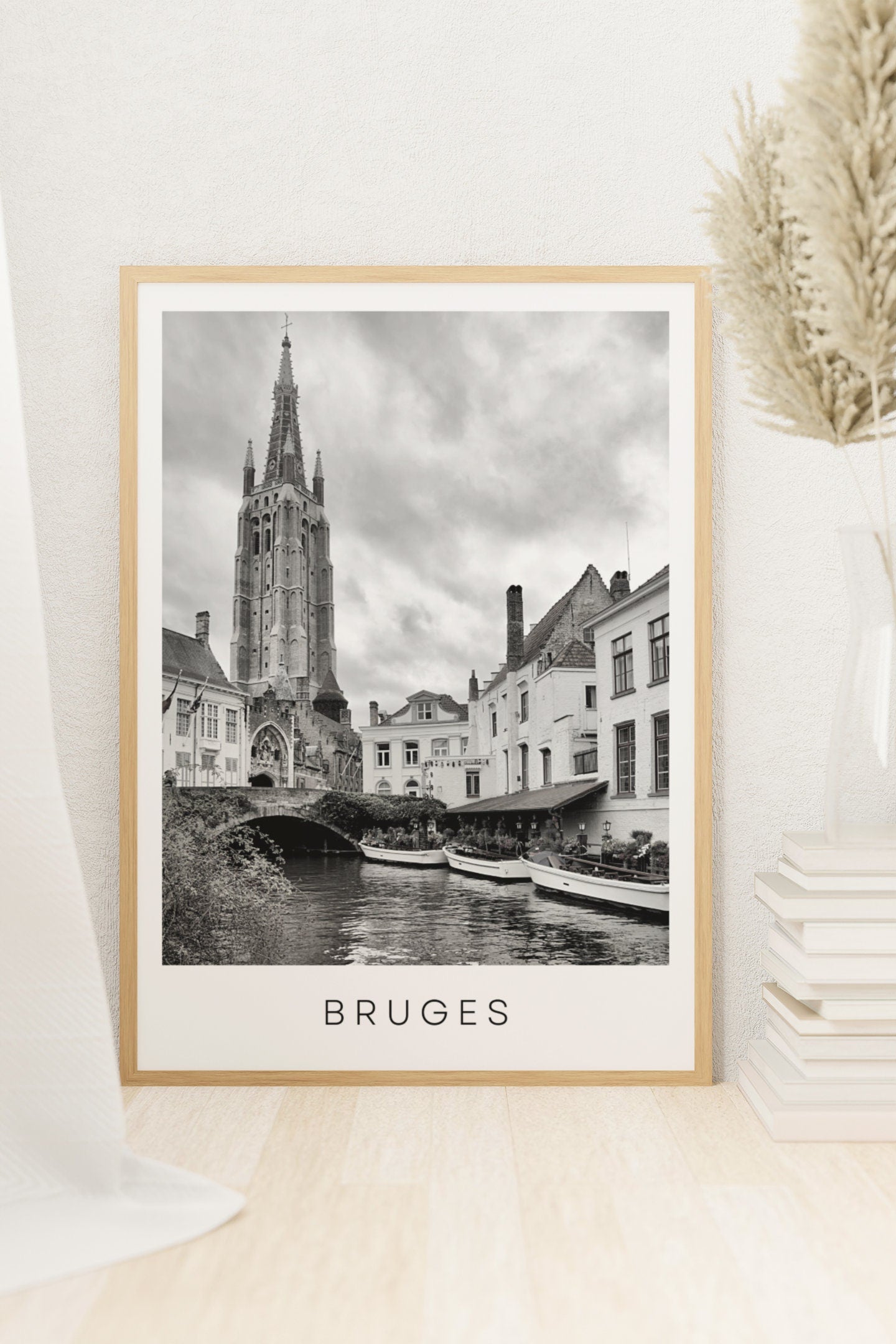 Bruges city print