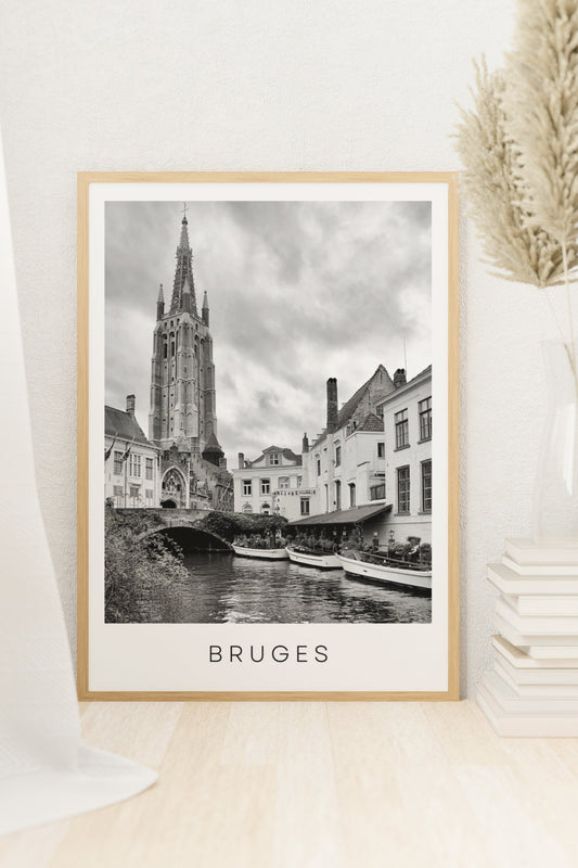 Bruges city print
